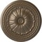 Ekena Millwork Alexa Ceiling Medallion (Fits Canopies up to 2 7/8"), Hand-Painted Warm Silver, 20 1/2"OD x 1 7/8"P CM20ALWSS - alternate 1